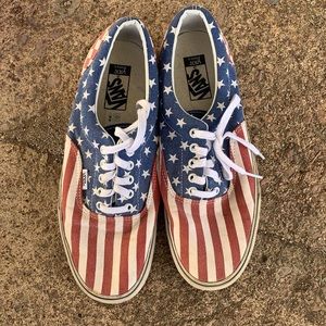 American flag vans